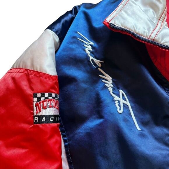 Vintage Mark Martin #6 Nutmeg NASCAR Windbreaker Jacket Adult Large - Picture 2 of 7